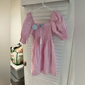 NWT hill house home athena pink gingham size XS summer 2022 re release